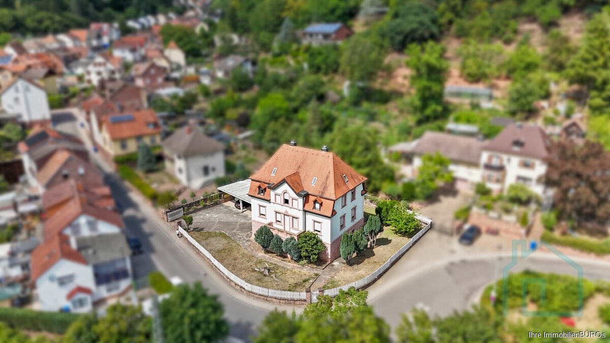 Hausansicht von oben